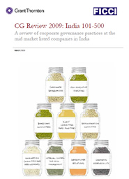 FICCI Study:CG Review 2009: India 101-500, A review of corporate governance practices at the mid market listed companies in India