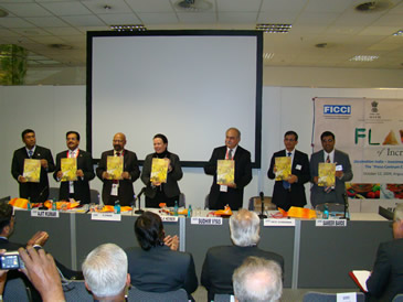 FICCI Events: Release of FICCI-E&Y Knowledge paper on ''Opportunities in the Food Industry'' at Flavours of Incredible India, ANUGA 2009, Germany