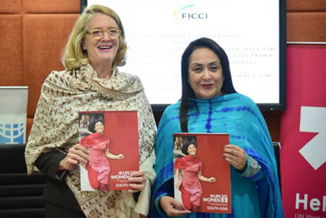 FICCI Events: The MoU was signed by Dr Rebecca Tavares, UN Women's Representative in India and Dr Jyotsna Suri, President-FICCI