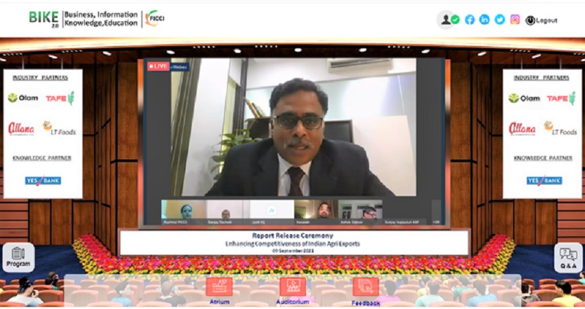 FICCI Events: Address about Knowledge Report: Mr. Sunjay Vuppuluri, National Head, Food & Agribusiness Strategic Advisory & Research (FASAR), Yes Bank