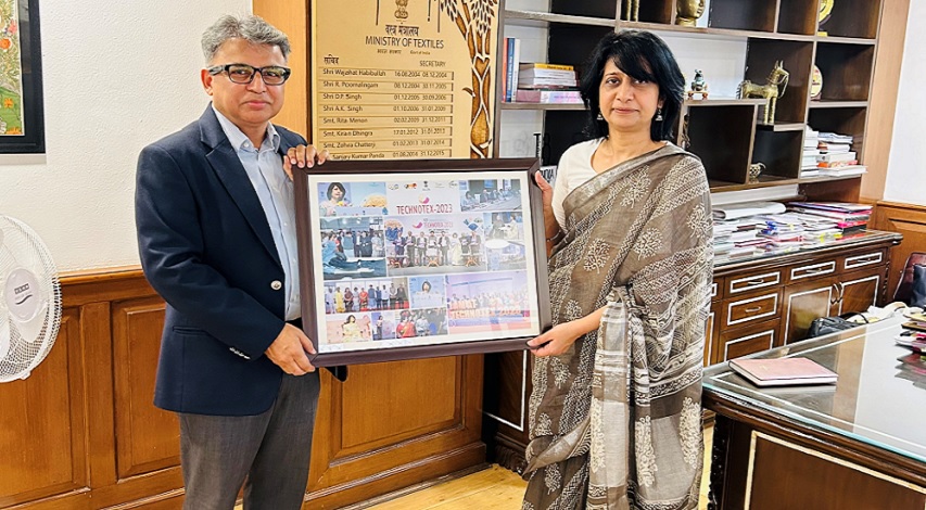 FICCI Events: Shri Shailesh K Pathak, Secretary General, FICCI met with Smt. Rachna Shah, Secretary, Ministry of Textiles, Government of India and deliberated on paving the future of Indian Textiles and Technical Textiles Sector